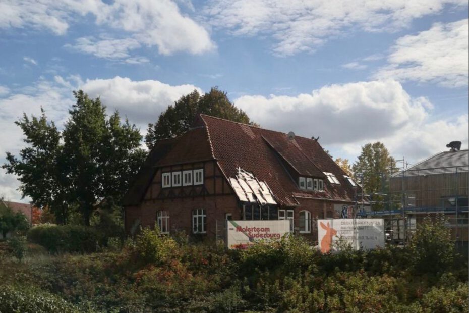 Abriss der alten Schule in Suderburg